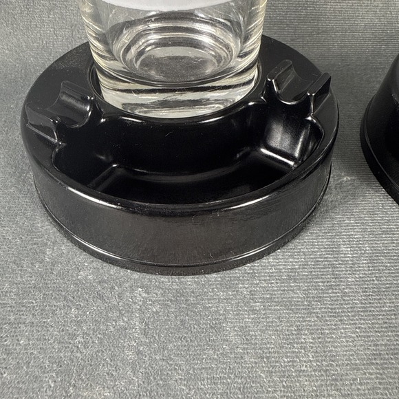 Vintage Mid Century Aces Up Tumblers Ashtray Holders Card Playing Casino - Picture 4 of 10